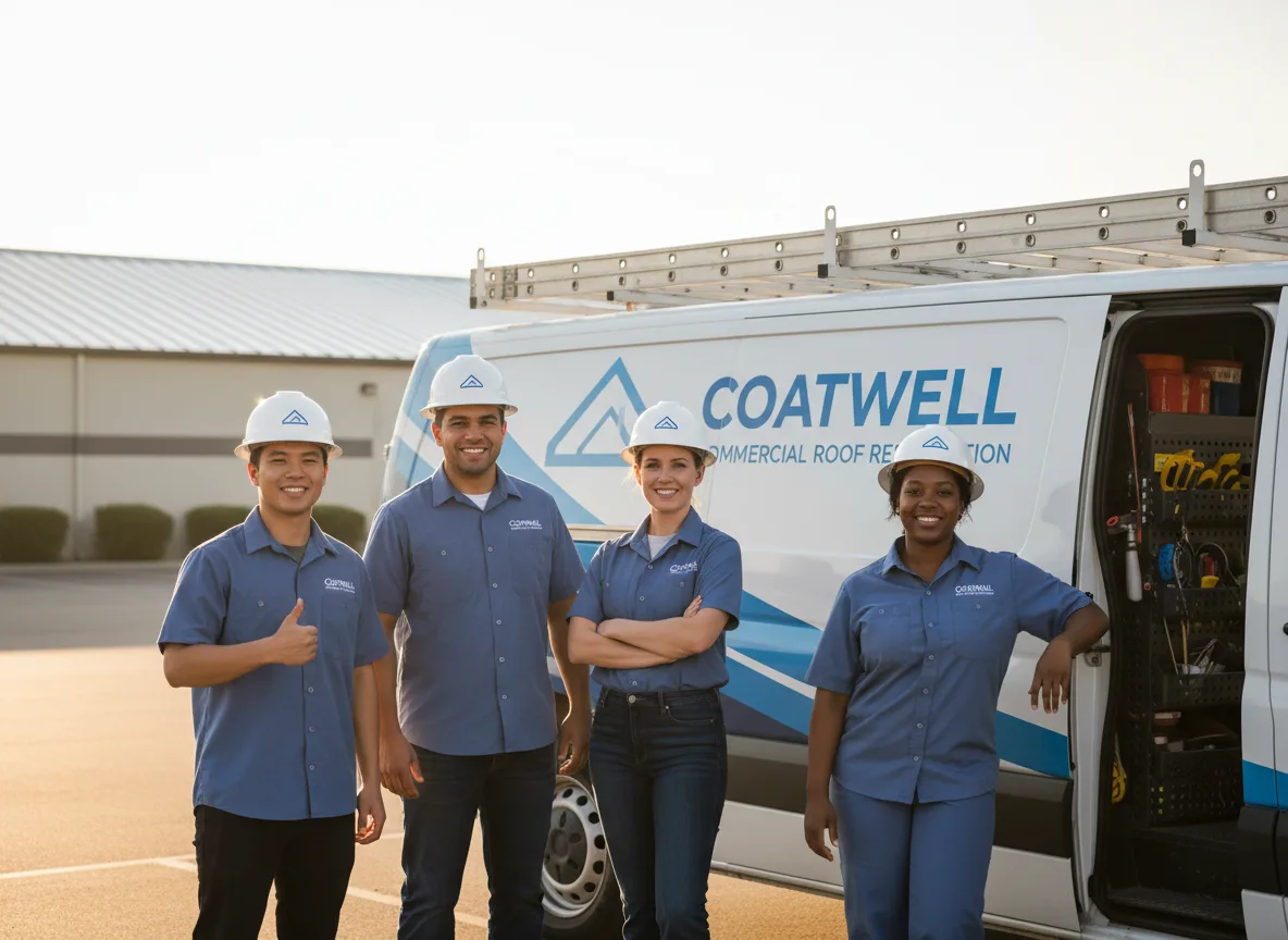 Commercial roof coating company in Hawkeye, IA
